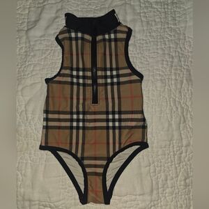 Burberry Checkered Children's Swimsuit